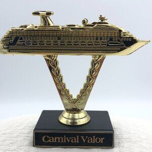 CARNIVAL VALOR SHIP ON A STICK CRUISE TROPHY